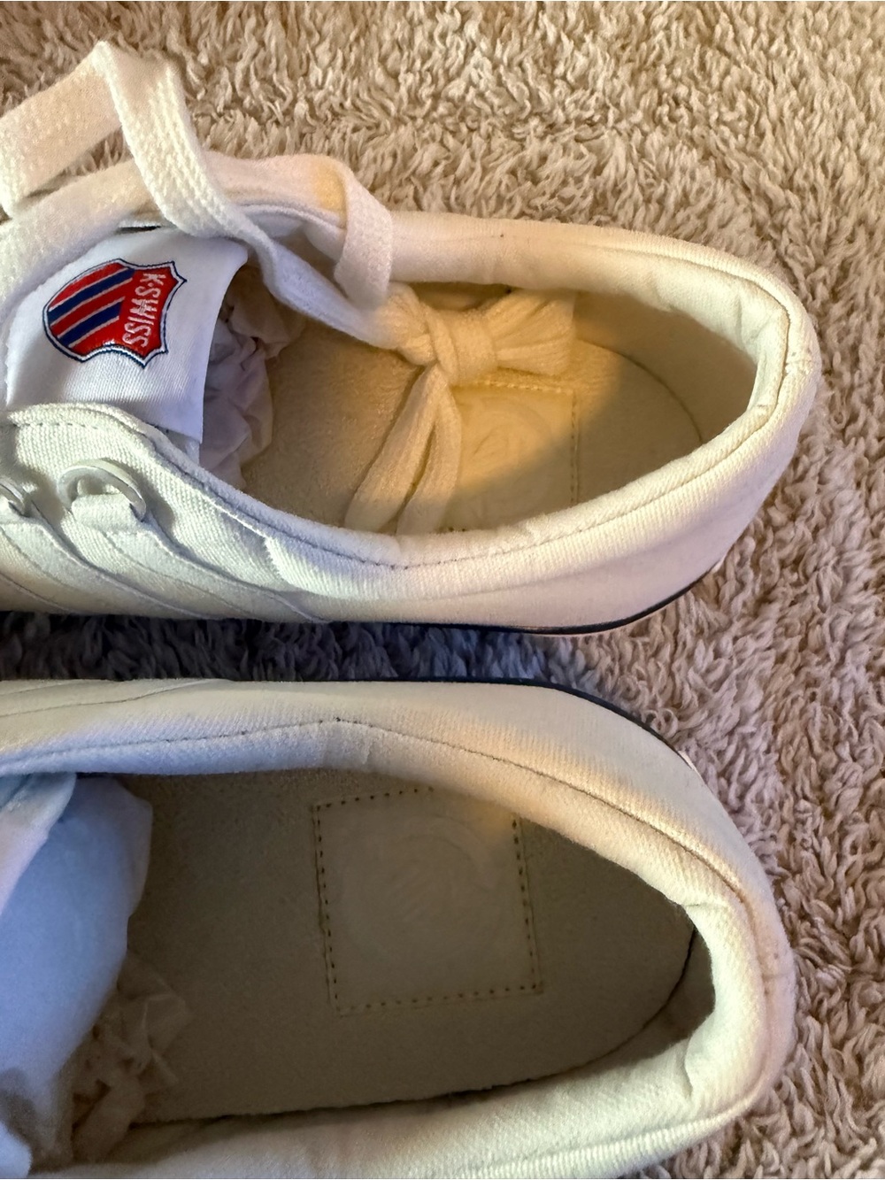 K-Swiss Women's Surf 'n Turf Og Sneaker, White/Classic Blue/Ribbon sz 10 new - Picture 9 of 10